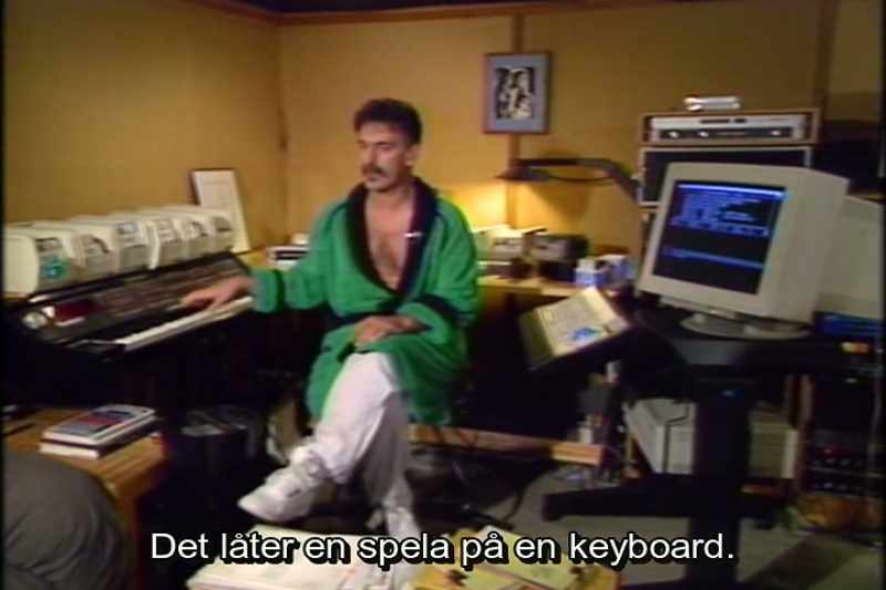You could play a composition on the keyboard