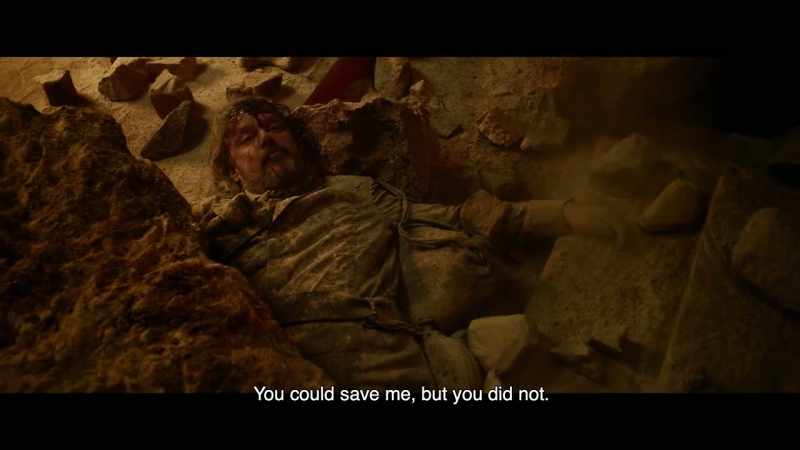 You could save me, but you did not