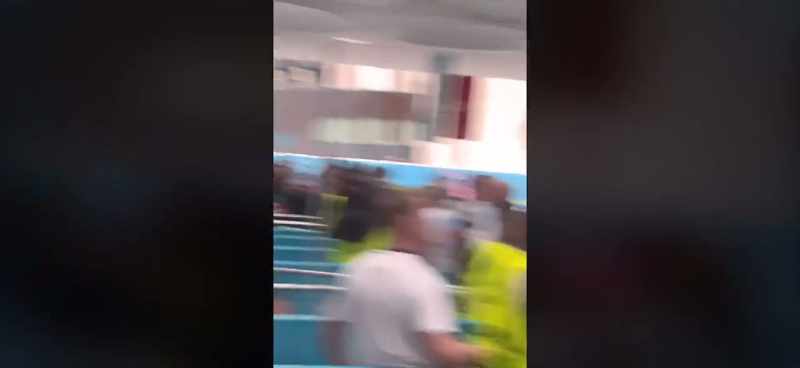 You could see people in the queue were worried, they were afraid
