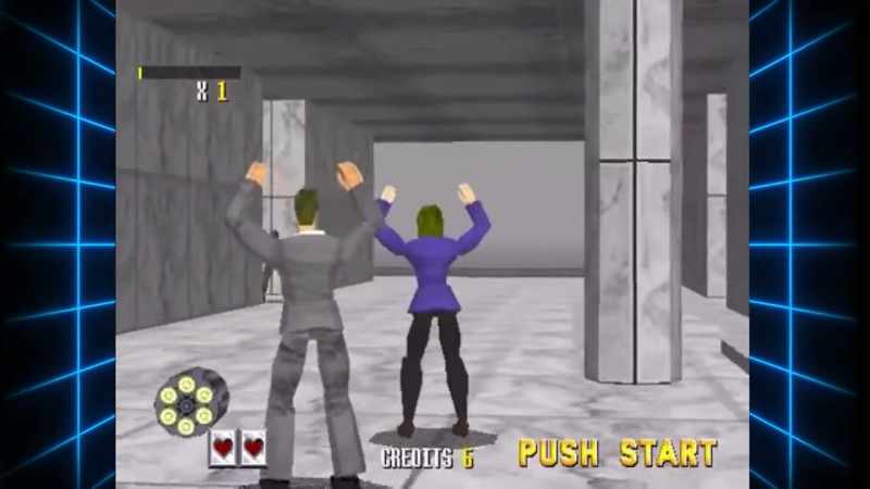 You could set up really fancy gunplay