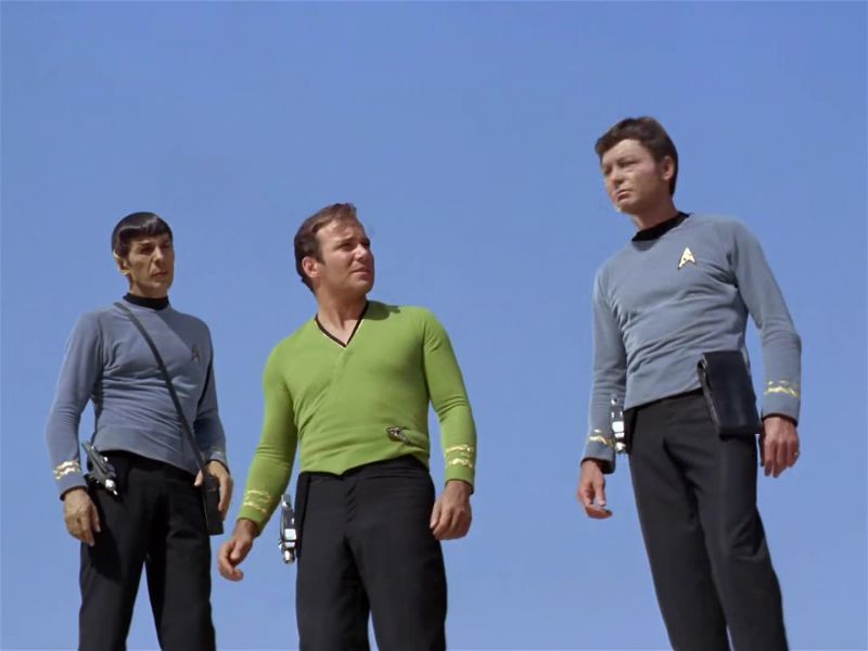 You could've selected a more convenient place, Mr. Spock
