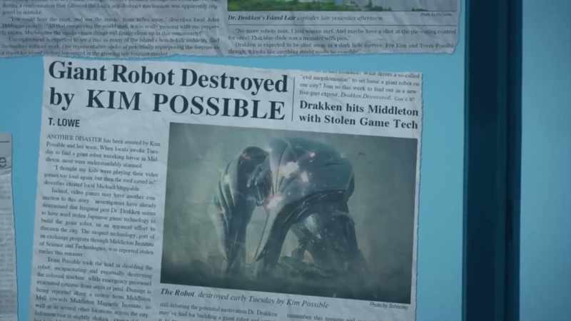 You defeated my giant robot