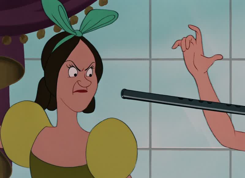 You clumsy You did it on purposeDrizella It's her fault Girls girls Rememberabove all self controlYes