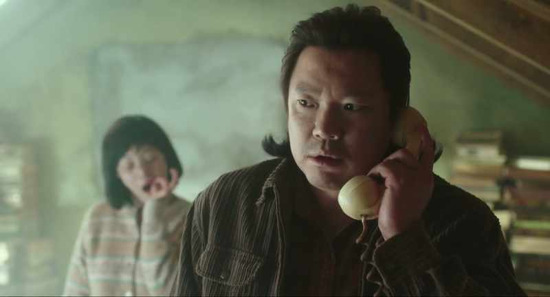 You... did you see an oldman there?