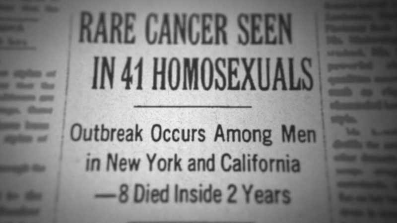You don't make AIDS jokes when all these people were dying