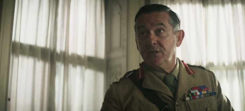 You don't salute when a general enters a room?