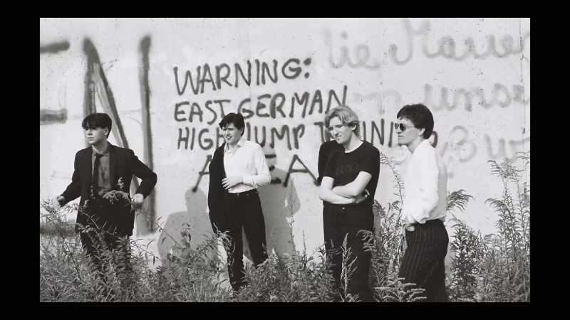 You end up by the Berlin Wall