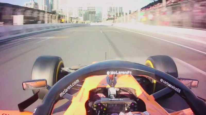 You gained nine tenths on Kvyat that last lap