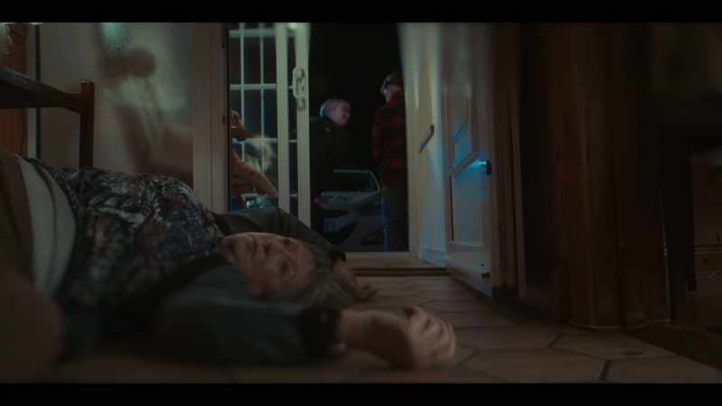 You gave her a shock and she fell back down the stairs