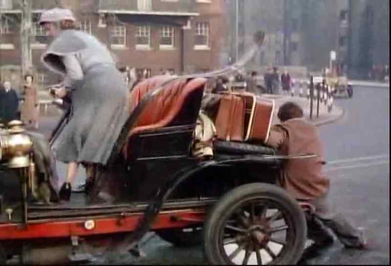 You get in and steer