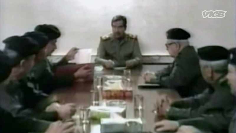 You get rid of Saddam