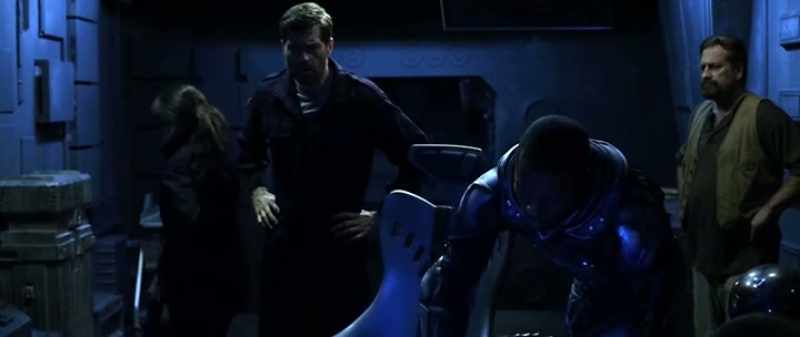 You get yourself into a spacesuit