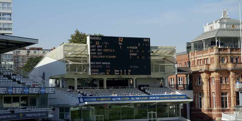 You go to a cricket match and you don't have