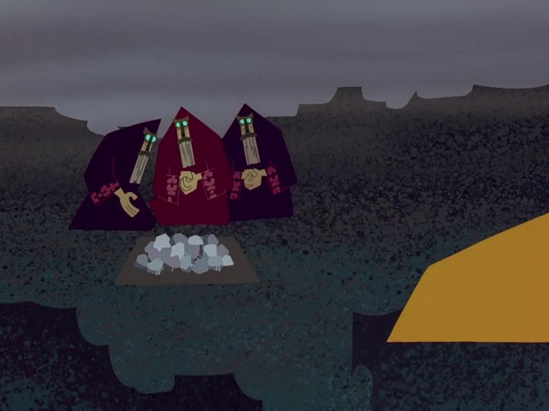 You go on and collect your rocks