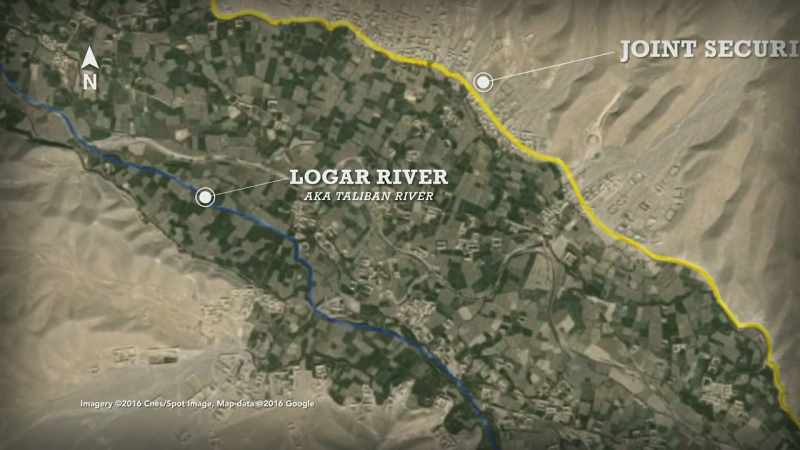 You go past Taliban River