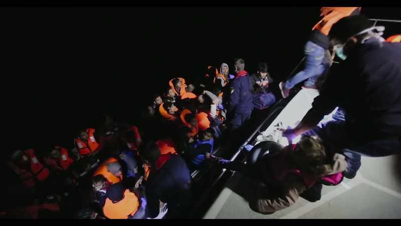 You go with the boat two or three hours to Greece