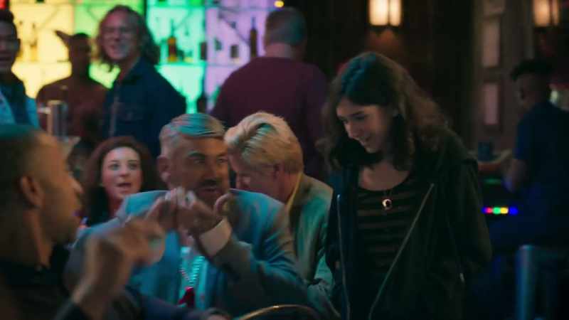 You got me. Nice shot. -Crowd: Pelt her, pelt her