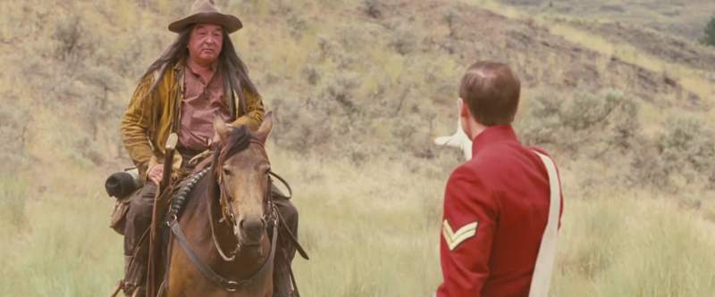 You gotta remember to tie up your horse there chief
