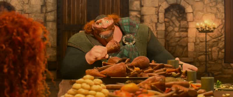 Don't let them lickBoys you're naughty Don't just play with your haggisOh now how'd you know you don't like it if you won't try itIt's just a wee sheep stomach It's delicious Mmm
