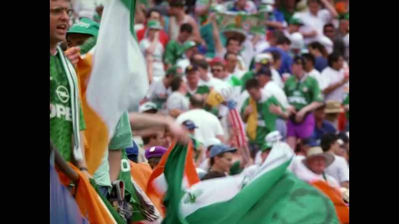 You had this din, you had this Irish singing
