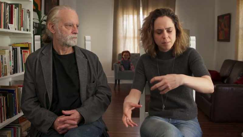 You have to focus on the moving, the moving puppet
