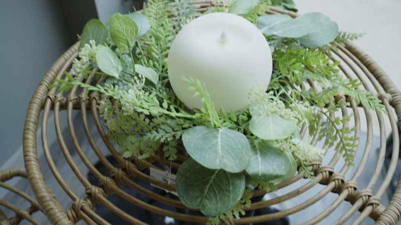 You have to have a candle and you have to have greenery