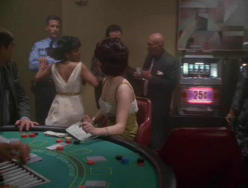 You have to help me! That man stole a stack of my chips!