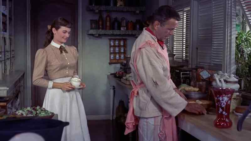 You have on my apron. - It's all I could find