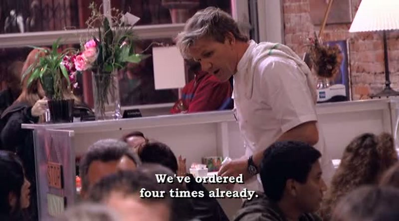 YOU HAVEN'T ANY FOOD WHATSOEVER