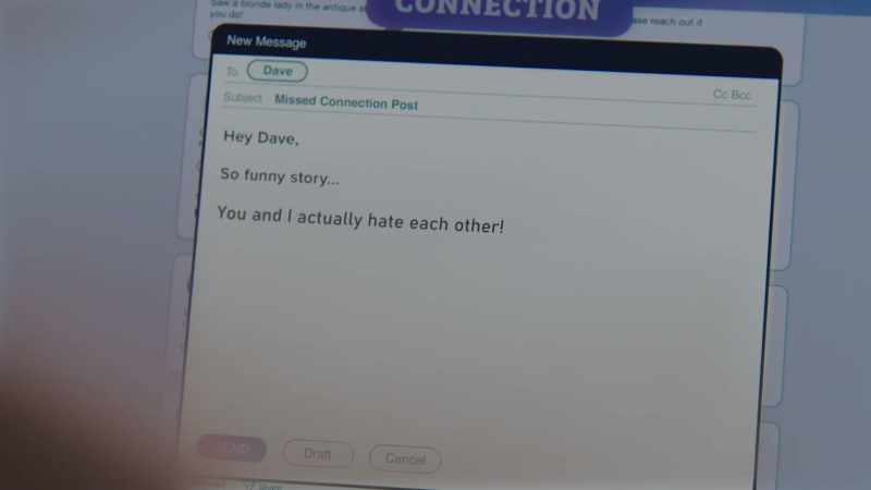 You and I actually hate each other