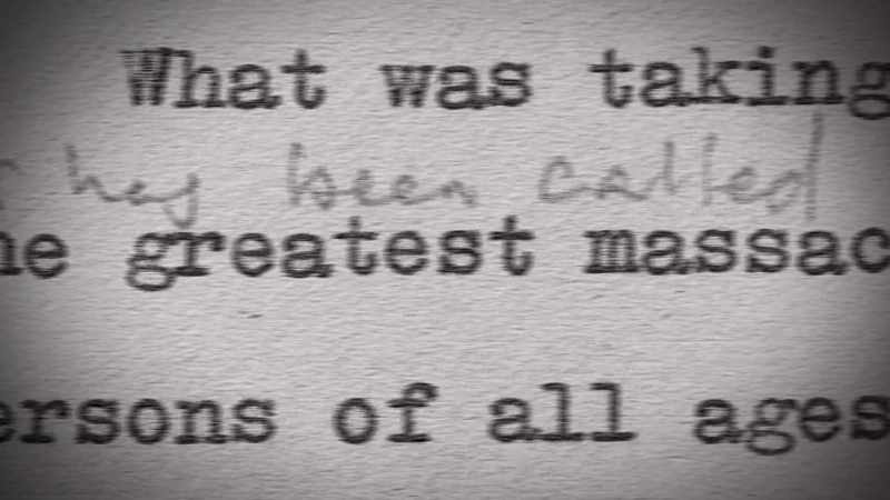 You just see him persevering and rewriting again and again