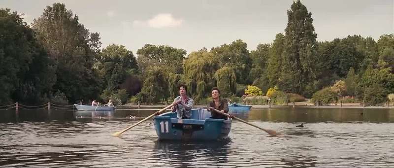 You keep on rowing and I'll keep on smiling