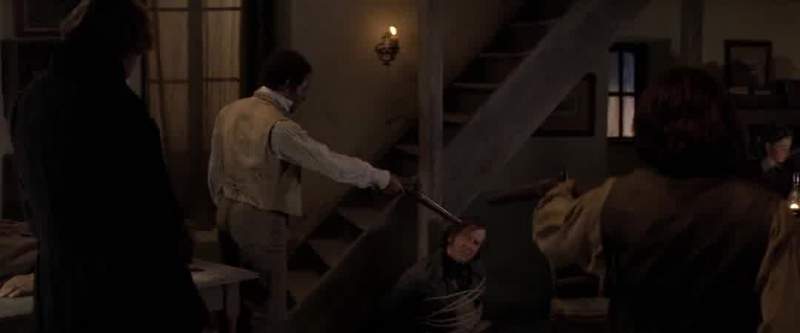 You kill him in the alley