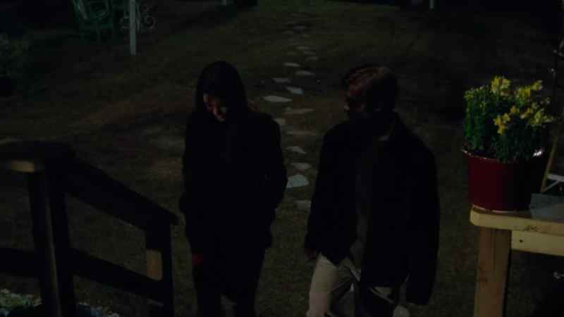 You know, you didn't have to walk me home