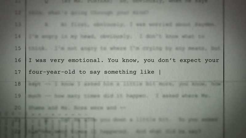 You know, you don't expect your four-year-old
