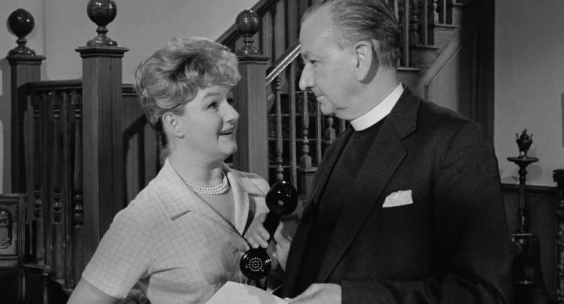You know Dr Golfrey's secretary that flighty little thing