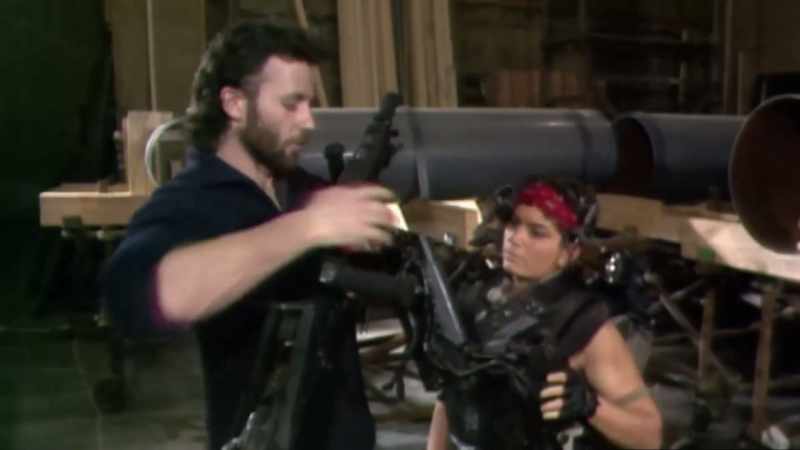 You know, it was a huge gun attached to a steady cam harness