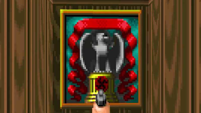 You know, this little Easter egg that you could walk up to a wall and