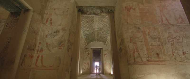 You know, Seti built this temple for six gods