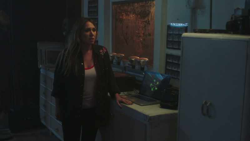 You know that she could just come back here with the police