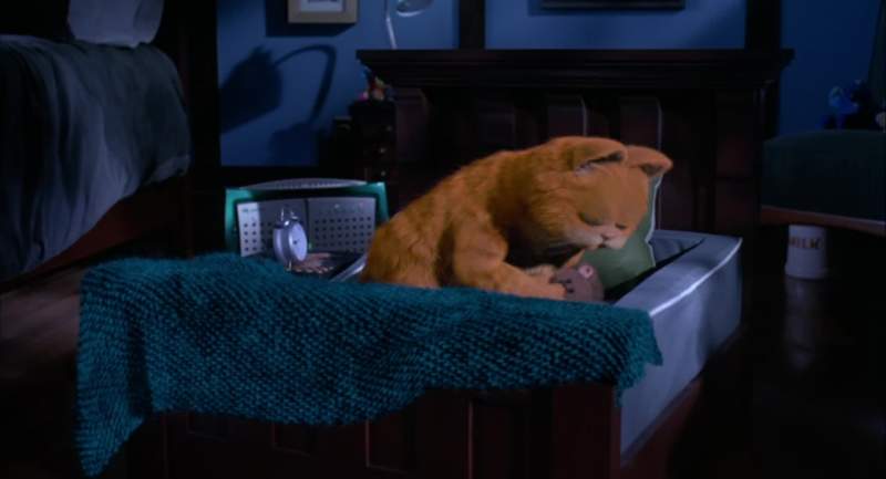 You know what I'm gonna make it up to Odie tomorrow