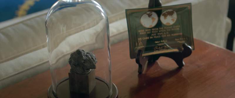You know what that is That's a moon rock