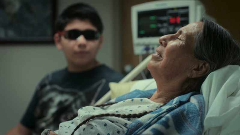 You know where'd I'd like to be, grandson?