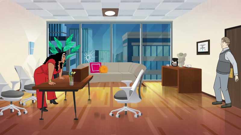 You leave my office, and I pretend this never happened