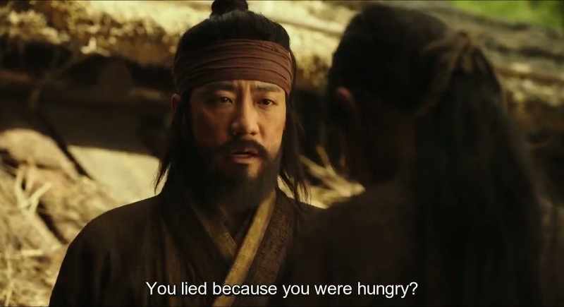 You lied because you were hungry?