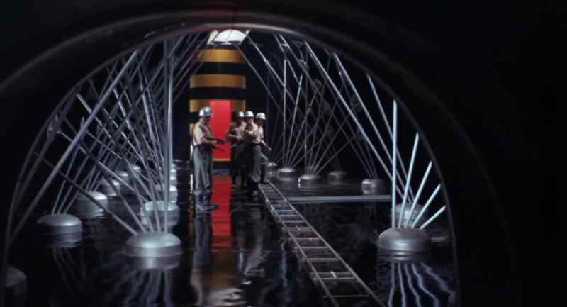You look down that tunnel