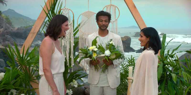 You may kiss the bride. [LAUGHING]