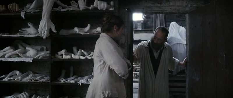 You measured his skull with callipers without him even noticing