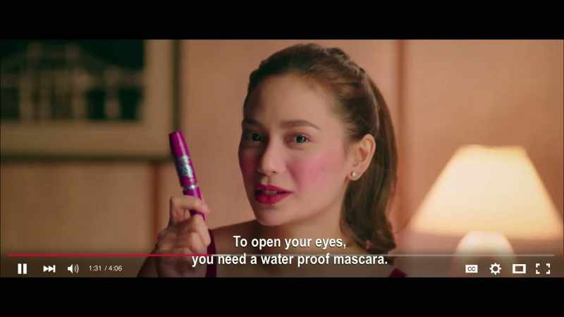 You need a waterproof, eye-opening mascara