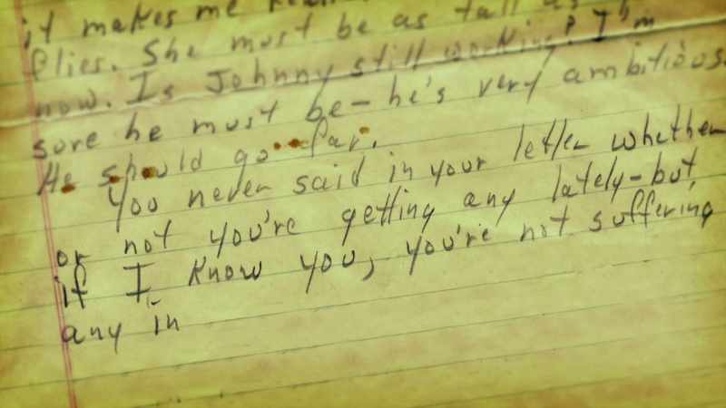 You never said in your letter whether or not